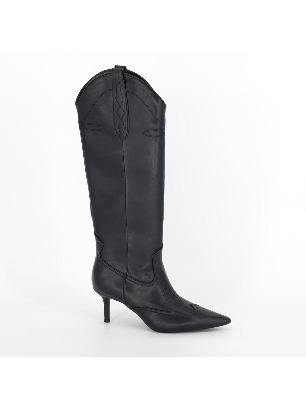 I.N.C. International Concepts Women Black Faux Leather Hayleigh Boot Size 5.5